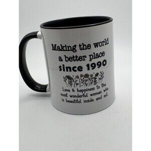Born in 1990 Birthday Coffee Mug Gift for Her